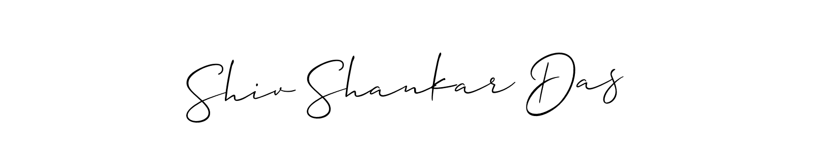 Also You can easily find your signature by using the search form. We will create Shiv Shankar Das name handwritten signature images for you free of cost using Allison_Script sign style. Shiv Shankar Das signature style 2 images and pictures png