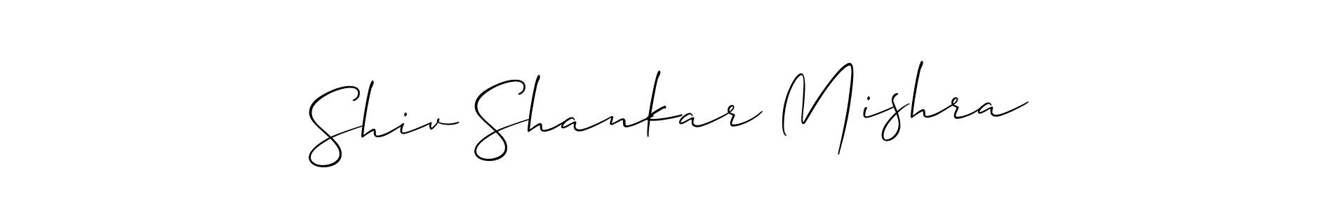 Make a short Shiv Shankar Mishra signature style. Manage your documents anywhere anytime using Allison_Script. Create and add eSignatures, submit forms, share and send files easily. Shiv Shankar Mishra signature style 2 images and pictures png