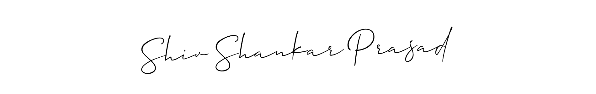 It looks lik you need a new signature style for name Shiv Shankar Prasad. Design unique handwritten (Allison_Script) signature with our free signature maker in just a few clicks. Shiv Shankar Prasad signature style 2 images and pictures png