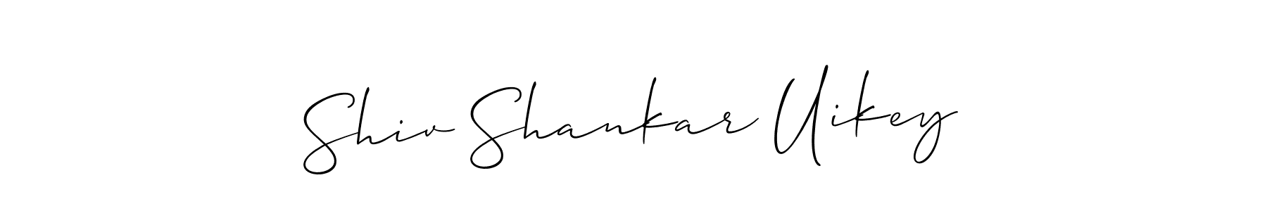 Best and Professional Signature Style for Shiv Shankar Uikey. Allison_Script Best Signature Style Collection. Shiv Shankar Uikey signature style 2 images and pictures png