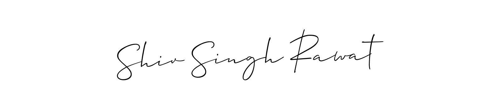 It looks lik you need a new signature style for name Shiv Singh Rawat. Design unique handwritten (Allison_Script) signature with our free signature maker in just a few clicks. Shiv Singh Rawat signature style 2 images and pictures png