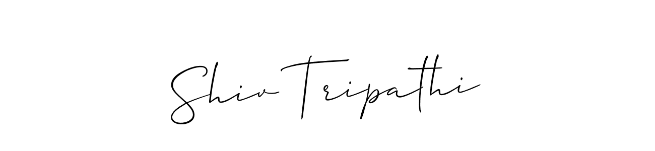 Design your own signature with our free online signature maker. With this signature software, you can create a handwritten (Allison_Script) signature for name Shiv Tripathi. Shiv Tripathi signature style 2 images and pictures png