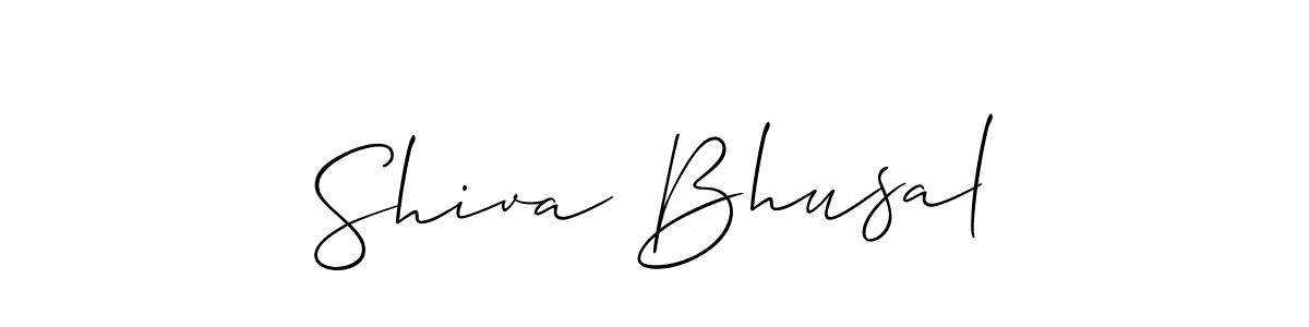How to make Shiva Bhusal name signature. Use Allison_Script style for creating short signs online. This is the latest handwritten sign. Shiva Bhusal signature style 2 images and pictures png