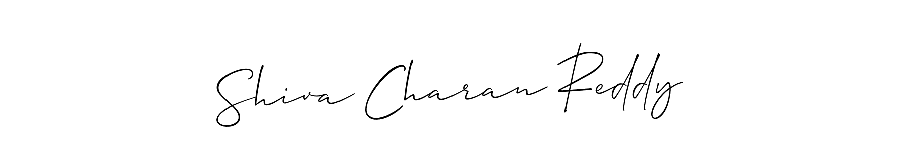 Design your own signature with our free online signature maker. With this signature software, you can create a handwritten (Allison_Script) signature for name Shiva Charan Reddy. Shiva Charan Reddy signature style 2 images and pictures png