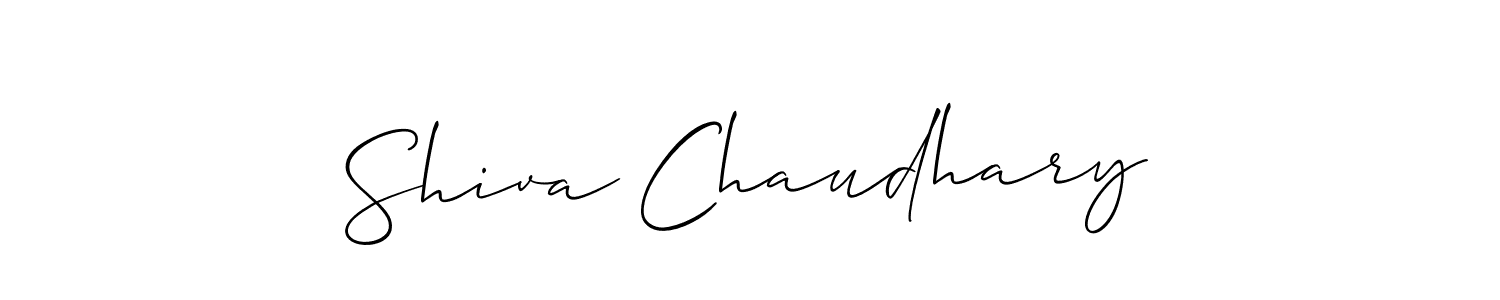 Shiva Chaudhary stylish signature style. Best Handwritten Sign (Allison_Script) for my name. Handwritten Signature Collection Ideas for my name Shiva Chaudhary. Shiva Chaudhary signature style 2 images and pictures png