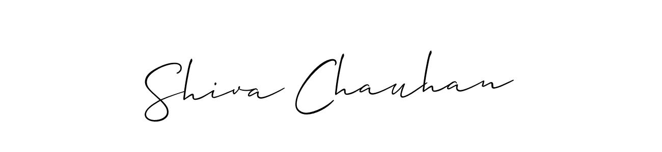 The best way (Allison_Script) to make a short signature is to pick only two or three words in your name. The name Shiva Chauhan include a total of six letters. For converting this name. Shiva Chauhan signature style 2 images and pictures png