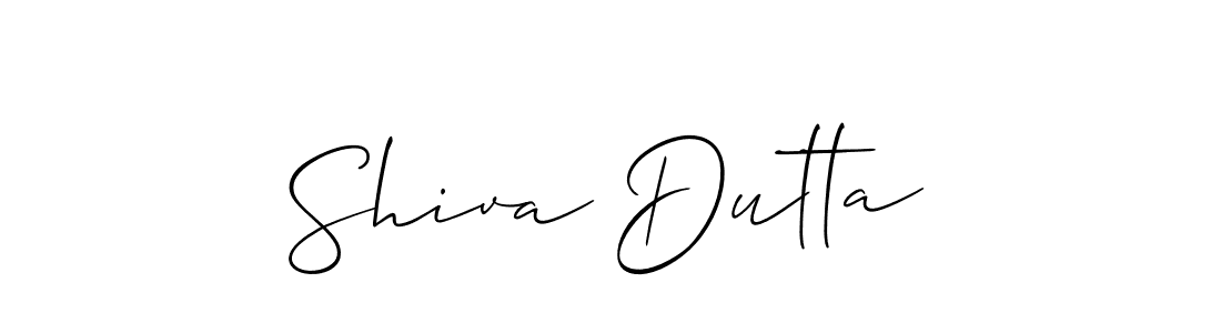 How to Draw Shiva Dutta signature style? Allison_Script is a latest design signature styles for name Shiva Dutta. Shiva Dutta signature style 2 images and pictures png