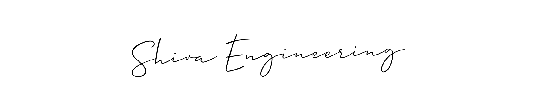 Once you've used our free online signature maker to create your best signature Allison_Script style, it's time to enjoy all of the benefits that Shiva Engineering name signing documents. Shiva Engineering signature style 2 images and pictures png