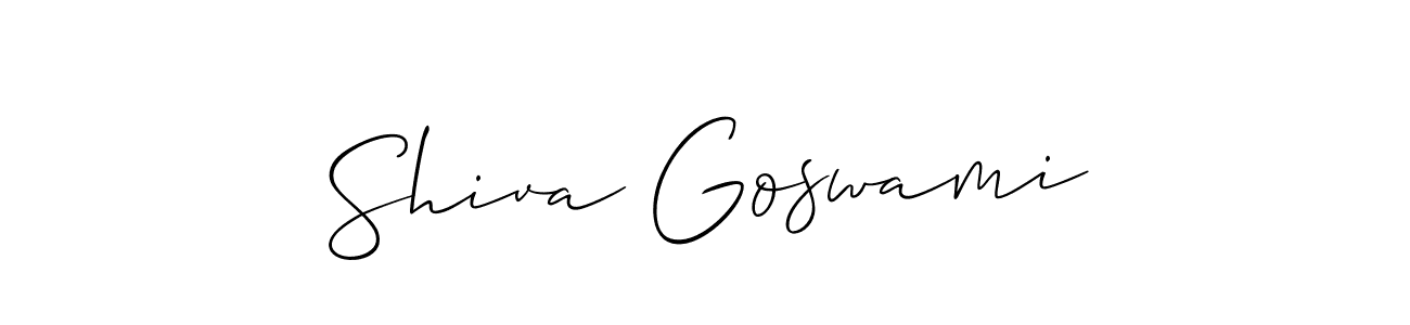 Also You can easily find your signature by using the search form. We will create Shiva Goswami name handwritten signature images for you free of cost using Allison_Script sign style. Shiva Goswami signature style 2 images and pictures png