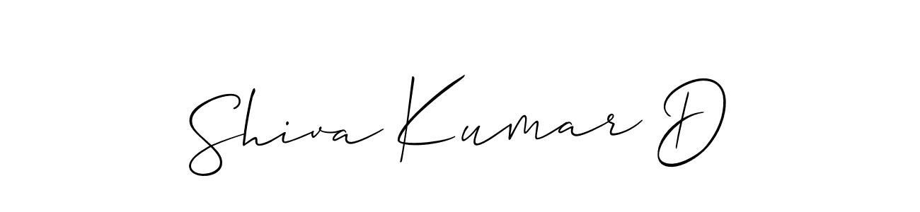 Make a short Shiva Kumar D signature style. Manage your documents anywhere anytime using Allison_Script. Create and add eSignatures, submit forms, share and send files easily. Shiva Kumar D signature style 2 images and pictures png