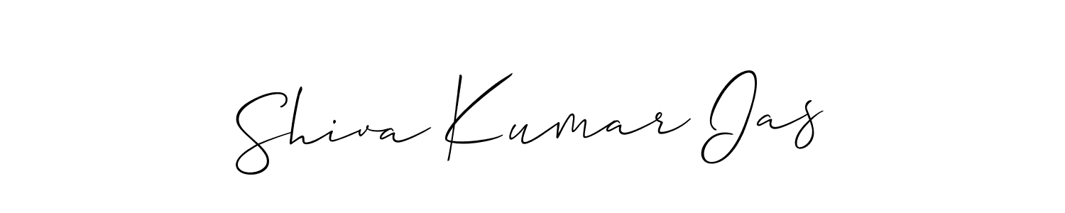 if you are searching for the best signature style for your name Shiva Kumar Ias. so please give up your signature search. here we have designed multiple signature styles  using Allison_Script. Shiva Kumar Ias signature style 2 images and pictures png