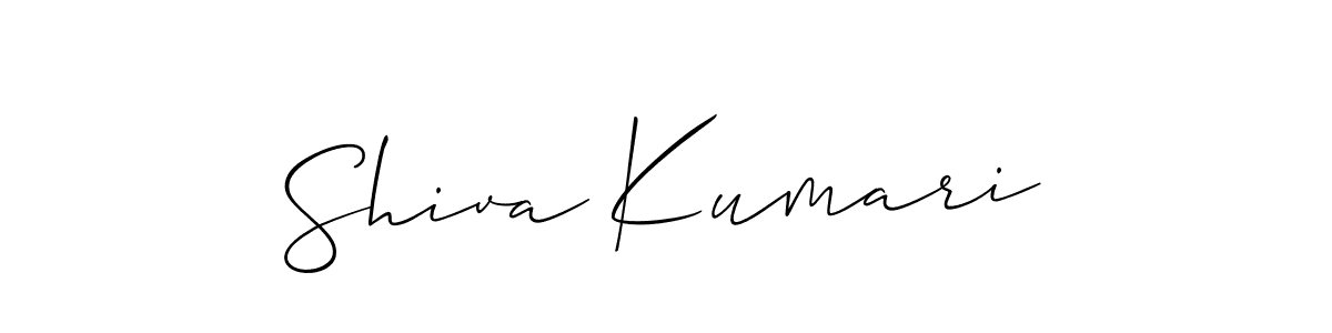 Make a beautiful signature design for name Shiva Kumari. With this signature (Allison_Script) style, you can create a handwritten signature for free. Shiva Kumari signature style 2 images and pictures png
