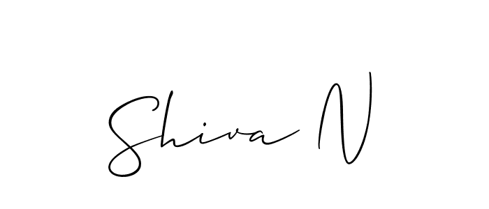 You should practise on your own different ways (Allison_Script) to write your name (Shiva N) in signature. don't let someone else do it for you. Shiva N signature style 2 images and pictures png