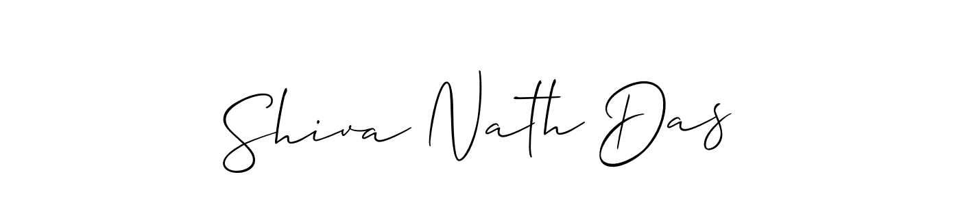 Make a beautiful signature design for name Shiva Nath Das. With this signature (Allison_Script) style, you can create a handwritten signature for free. Shiva Nath Das signature style 2 images and pictures png