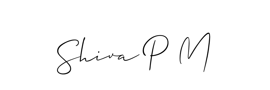 Here are the top 10 professional signature styles for the name Shiva P M. These are the best autograph styles you can use for your name. Shiva P M signature style 2 images and pictures png