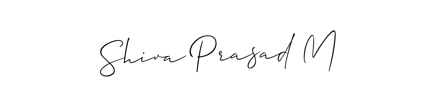 How to make Shiva Prasad M signature? Allison_Script is a professional autograph style. Create handwritten signature for Shiva Prasad M name. Shiva Prasad M signature style 2 images and pictures png