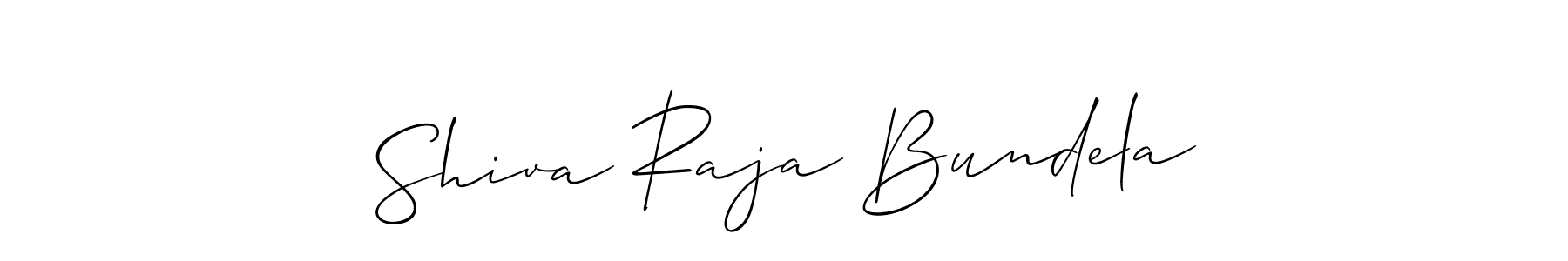 Design your own signature with our free online signature maker. With this signature software, you can create a handwritten (Allison_Script) signature for name Shiva Raja Bundela. Shiva Raja Bundela signature style 2 images and pictures png