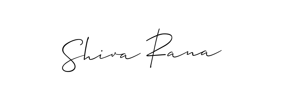 Allison_Script is a professional signature style that is perfect for those who want to add a touch of class to their signature. It is also a great choice for those who want to make their signature more unique. Get Shiva Rana name to fancy signature for free. Shiva Rana signature style 2 images and pictures png