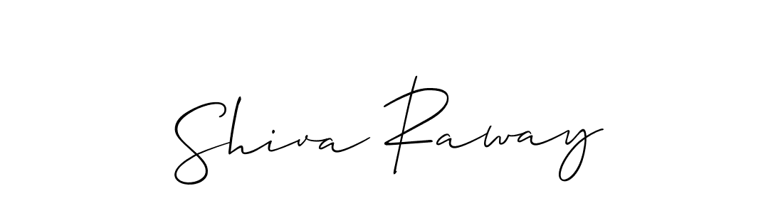 Create a beautiful signature design for name Shiva Raway. With this signature (Allison_Script) fonts, you can make a handwritten signature for free. Shiva Raway signature style 2 images and pictures png