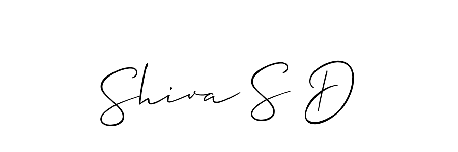 Similarly Allison_Script is the best handwritten signature design. Signature creator online .You can use it as an online autograph creator for name Shiva S D. Shiva S D signature style 2 images and pictures png