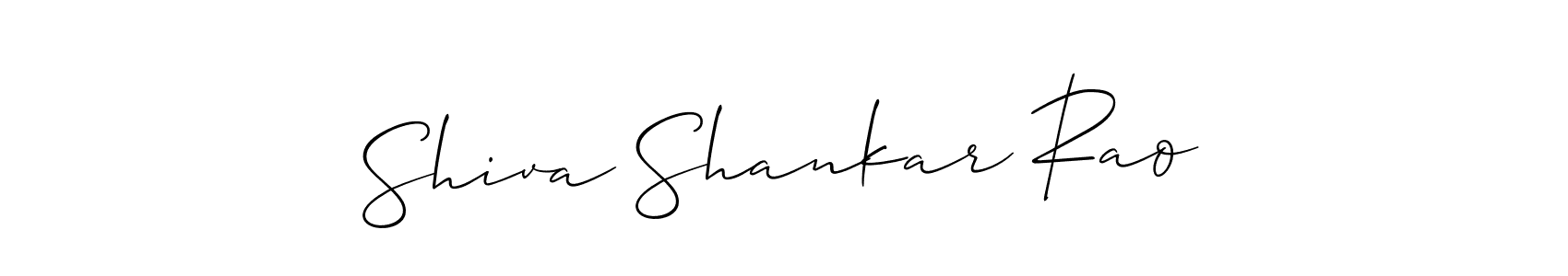 This is the best signature style for the Shiva Shankar Rao name. Also you like these signature font (Allison_Script). Mix name signature. Shiva Shankar Rao signature style 2 images and pictures png