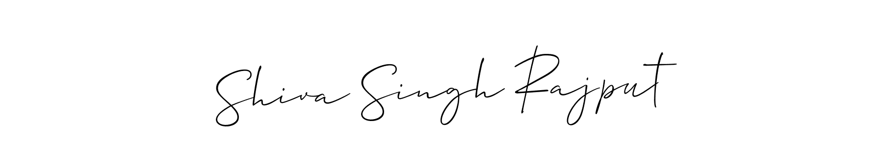 You should practise on your own different ways (Allison_Script) to write your name (Shiva Singh Rajput) in signature. don't let someone else do it for you. Shiva Singh Rajput signature style 2 images and pictures png