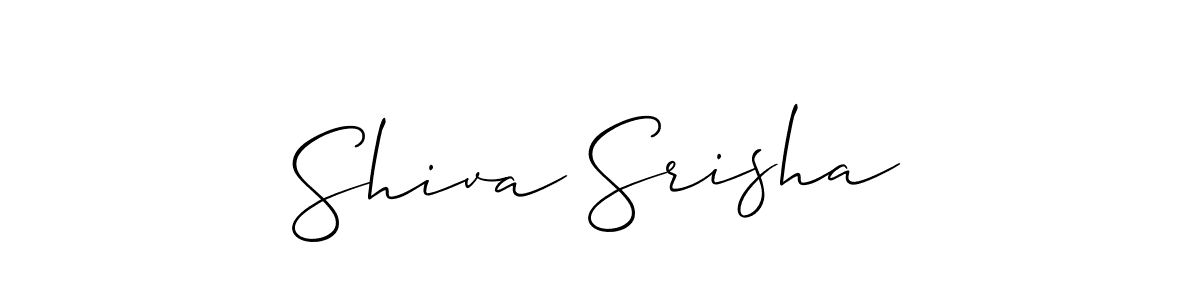 How to Draw Shiva Srisha signature style? Allison_Script is a latest design signature styles for name Shiva Srisha. Shiva Srisha signature style 2 images and pictures png