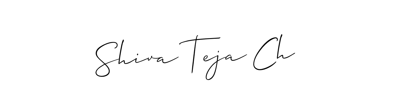 See photos of Shiva Teja Ch official signature by Spectra . Check more albums & portfolios. Read reviews & check more about Allison_Script font. Shiva Teja Ch signature style 2 images and pictures png