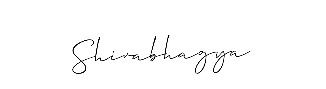 Create a beautiful signature design for name Shivabhagya. With this signature (Allison_Script) fonts, you can make a handwritten signature for free. Shivabhagya signature style 2 images and pictures png