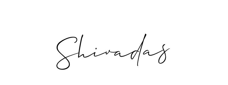 Make a beautiful signature design for name Shivadas. With this signature (Allison_Script) style, you can create a handwritten signature for free. Shivadas signature style 2 images and pictures png