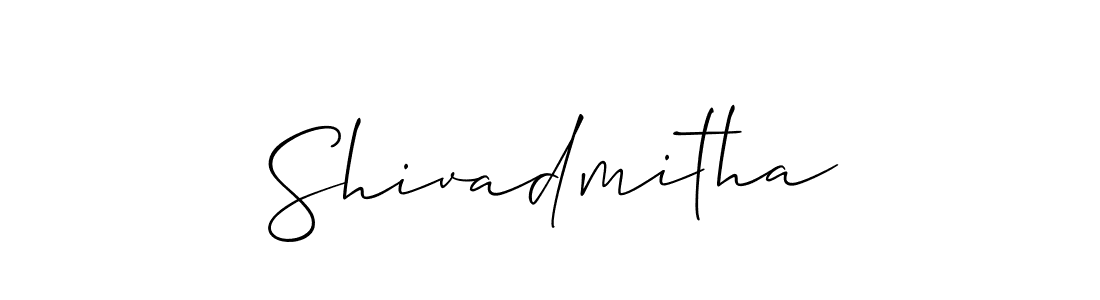 Once you've used our free online signature maker to create your best signature Allison_Script style, it's time to enjoy all of the benefits that Shivadmitha name signing documents. Shivadmitha signature style 2 images and pictures png