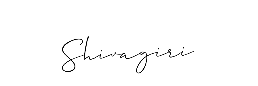 Make a beautiful signature design for name Shivagiri. With this signature (Allison_Script) style, you can create a handwritten signature for free. Shivagiri signature style 2 images and pictures png