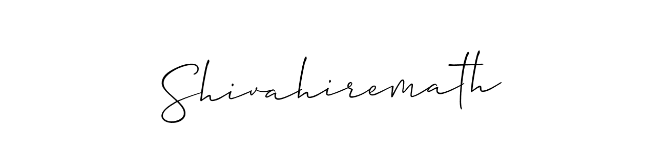 How to make Shivahiremath name signature. Use Allison_Script style for creating short signs online. This is the latest handwritten sign. Shivahiremath signature style 2 images and pictures png