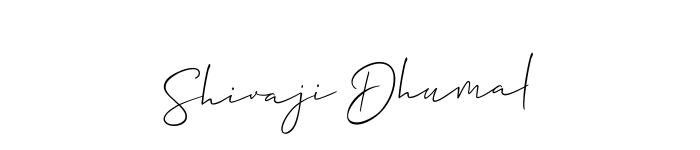 Similarly Allison_Script is the best handwritten signature design. Signature creator online .You can use it as an online autograph creator for name Shivaji Dhumal. Shivaji Dhumal signature style 2 images and pictures png