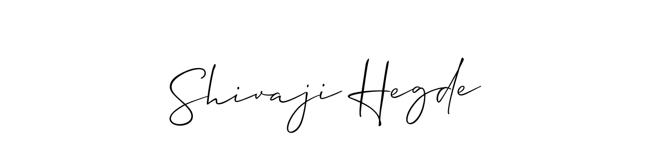 How to make Shivaji Hegde signature? Allison_Script is a professional autograph style. Create handwritten signature for Shivaji Hegde name. Shivaji Hegde signature style 2 images and pictures png