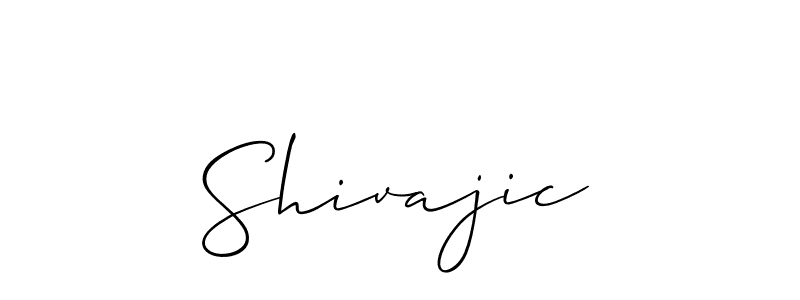Make a beautiful signature design for name Shivajic. With this signature (Allison_Script) style, you can create a handwritten signature for free. Shivajic signature style 2 images and pictures png