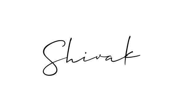 Also we have Shivak name is the best signature style. Create professional handwritten signature collection using Allison_Script autograph style. Shivak signature style 2 images and pictures png