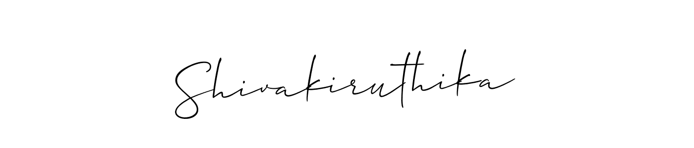 if you are searching for the best signature style for your name Shivakiruthika. so please give up your signature search. here we have designed multiple signature styles  using Allison_Script. Shivakiruthika signature style 2 images and pictures png