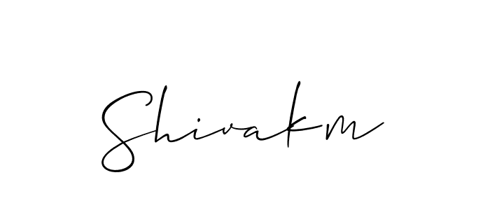 You can use this online signature creator to create a handwritten signature for the name Shivakm. This is the best online autograph maker. Shivakm signature style 2 images and pictures png