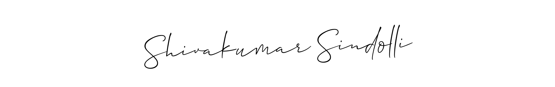 This is the best signature style for the Shivakumar Sindolli name. Also you like these signature font (Allison_Script). Mix name signature. Shivakumar Sindolli signature style 2 images and pictures png