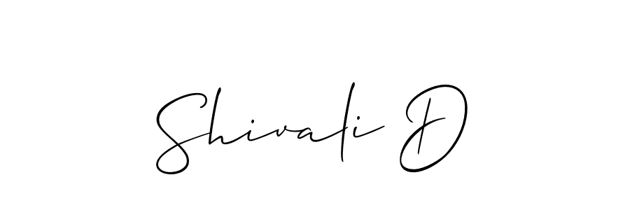 How to Draw Shivali D signature style? Allison_Script is a latest design signature styles for name Shivali D. Shivali D signature style 2 images and pictures png