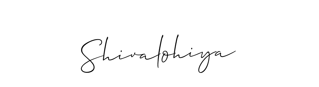 Also You can easily find your signature by using the search form. We will create Shivalohiya name handwritten signature images for you free of cost using Allison_Script sign style. Shivalohiya signature style 2 images and pictures png