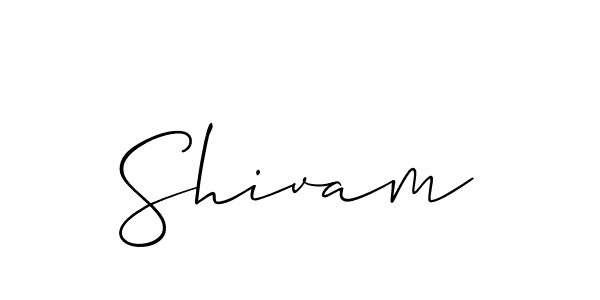 It looks lik you need a new signature style for name Shivam. Design unique handwritten (Allison_Script) signature with our free signature maker in just a few clicks. Shivam signature style 2 images and pictures png