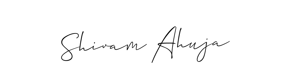 Make a beautiful signature design for name Shivam Ahuja. Use this online signature maker to create a handwritten signature for free. Shivam Ahuja signature style 2 images and pictures png