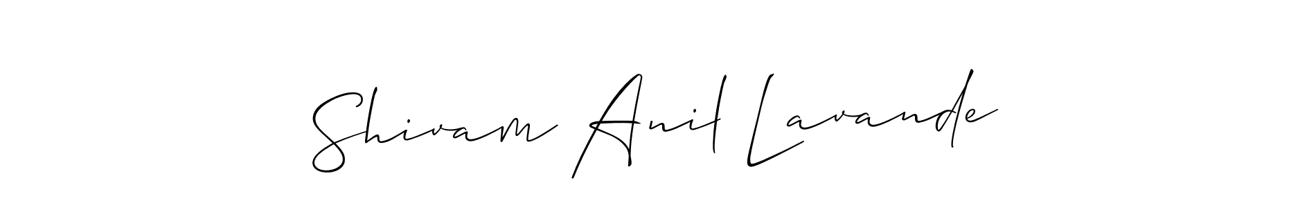 Once you've used our free online signature maker to create your best signature Allison_Script style, it's time to enjoy all of the benefits that Shivam Anil Lavande name signing documents. Shivam Anil Lavande signature style 2 images and pictures png