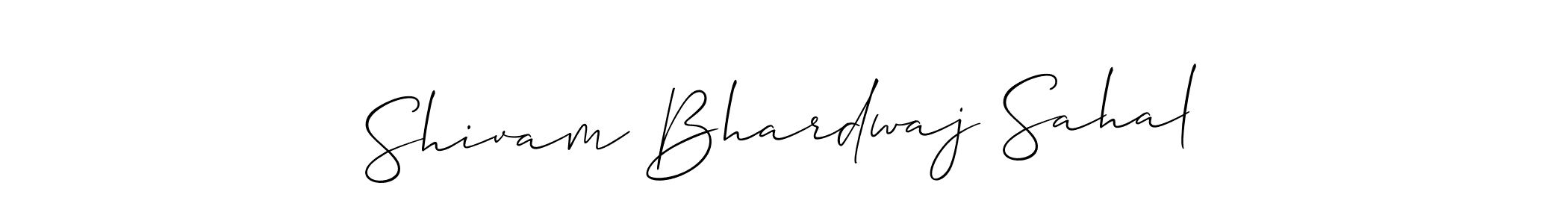 See photos of Shivam Bhardwaj Sahal official signature by Spectra . Check more albums & portfolios. Read reviews & check more about Allison_Script font. Shivam Bhardwaj Sahal signature style 2 images and pictures png