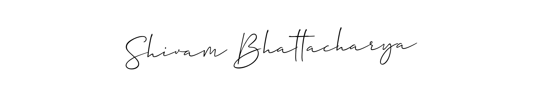 Best and Professional Signature Style for Shivam Bhattacharya. Allison_Script Best Signature Style Collection. Shivam Bhattacharya signature style 2 images and pictures png