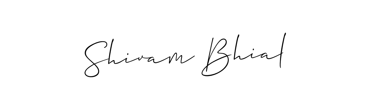 Once you've used our free online signature maker to create your best signature Allison_Script style, it's time to enjoy all of the benefits that Shivam Bhial name signing documents. Shivam Bhial signature style 2 images and pictures png