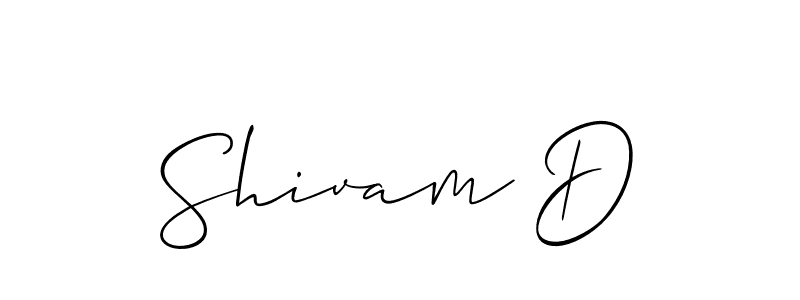 Once you've used our free online signature maker to create your best signature Allison_Script style, it's time to enjoy all of the benefits that Shivam D name signing documents. Shivam D signature style 2 images and pictures png