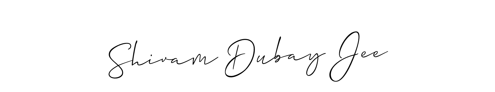 This is the best signature style for the Shivam Dubay Jee name. Also you like these signature font (Allison_Script). Mix name signature. Shivam Dubay Jee signature style 2 images and pictures png